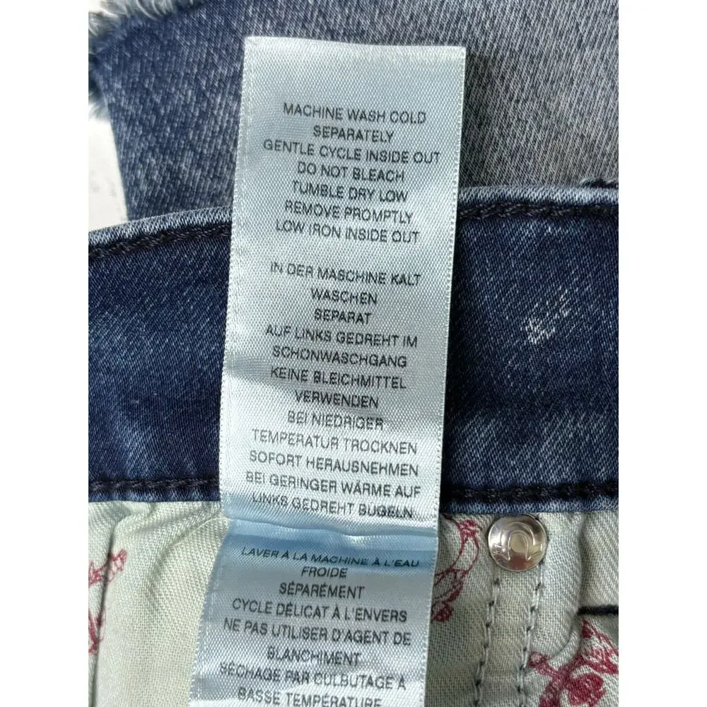 True Religion Ricky Relaxed Straight Fit Blue Jeans Shorts 40 Skater‎ Y2k Casual